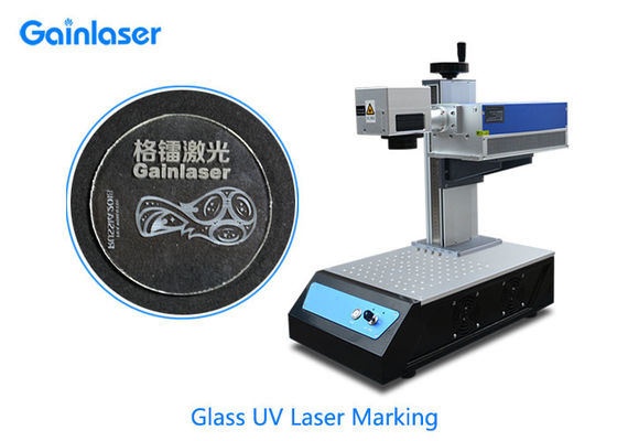 Mesin Penandaan Laser Kaca 5Watt 0.15mm Untuk Kode Batang