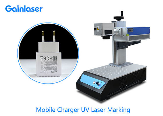 Desktop UV Laser Marking Machine Air Cooled 3W 355nm for Home Use