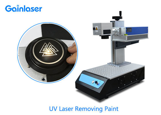 Desktop UV Laser Marking Machine Air Cooled 3W 355nm for Home Use