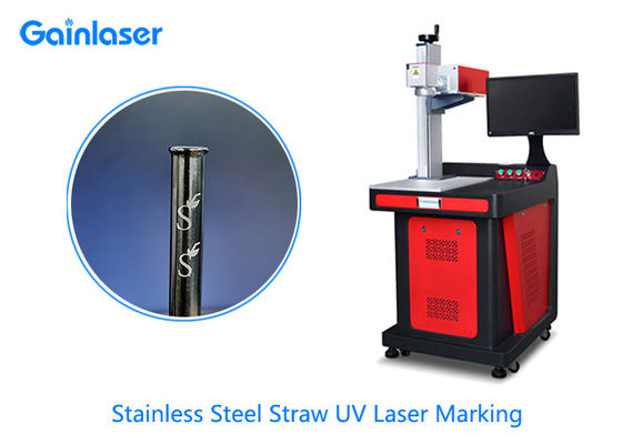 2000mm / S 0.02mm Scanner Metal Laser Marking Machine Untuk Logo